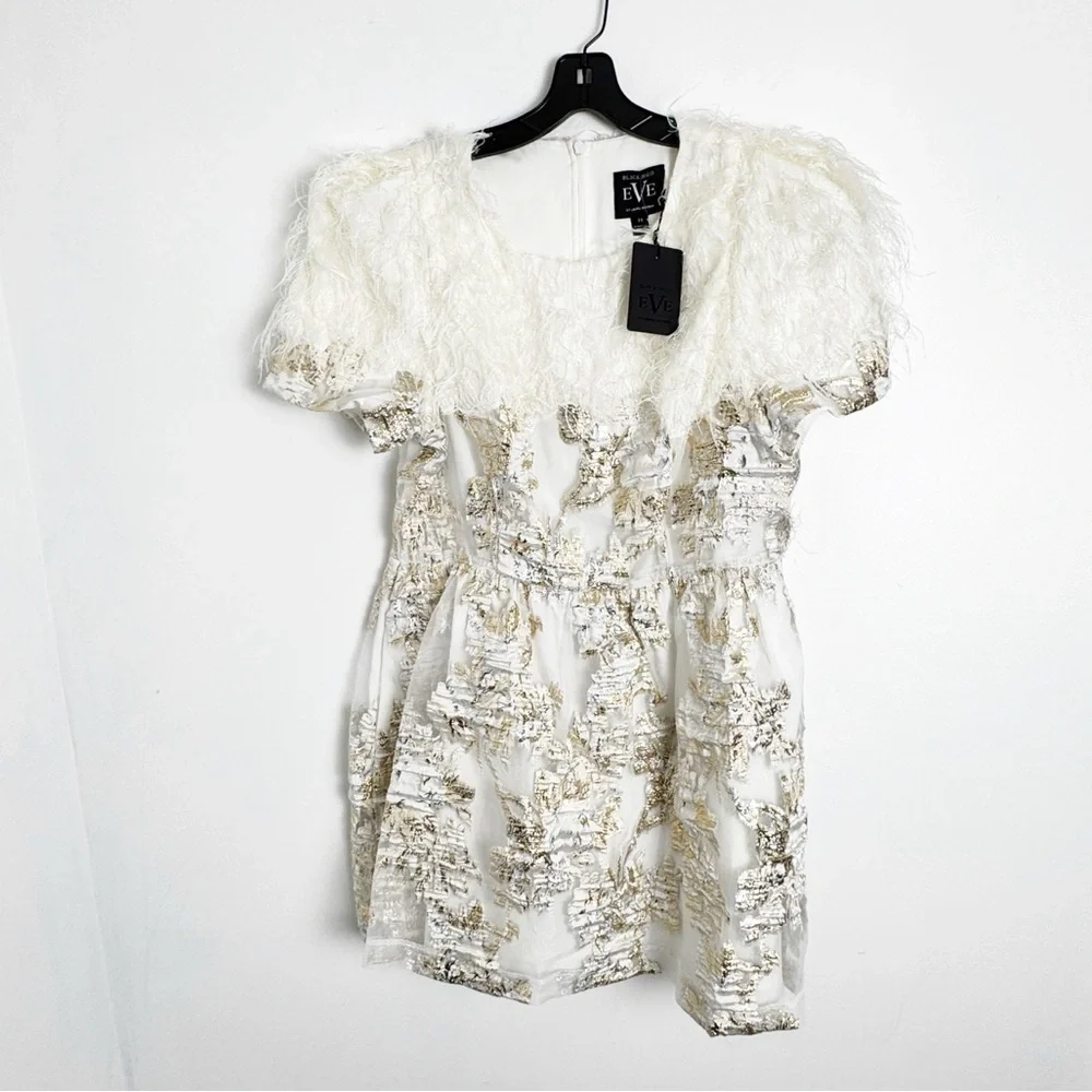 NWT Black Halo Chadwick Mini Dress Size 14